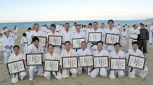 寒稽古2007年 拳正会空手道連盟